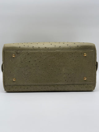 Genuine Ostrich Leather Travel Bag