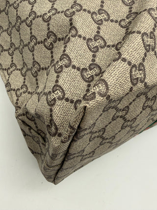 Gucci GG Plus Monogram Large Ziptop Travel Tote