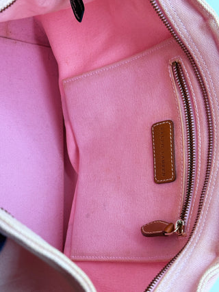 Ralph Lauren Canvas Pink Tote
