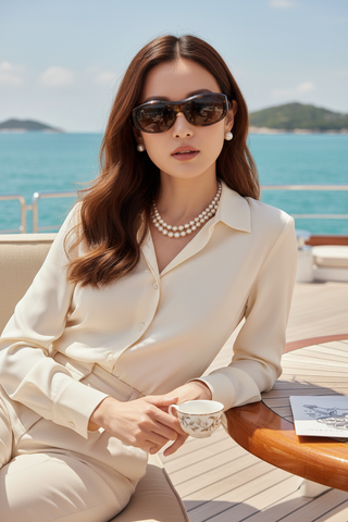 CHANEL Vintage Tortoiseshell CC Sunglasses
