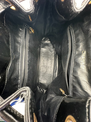 CHANEL Vintage Patent Leather Backpack 24K GHW