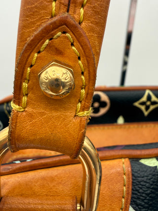 Louis Vuitton x Takashi Murakami Claudia Shoulder Bag – Black Multicolore Monogram