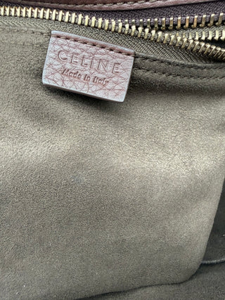 Celine Micro Luggage Brown Medium