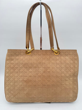 DIOR Lady Dior Cannage Tan Shoulder Bag