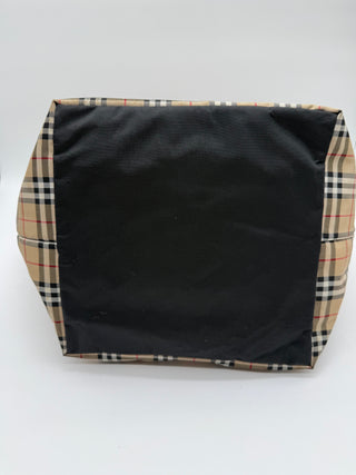 BURBERRY Blue Label Nova Check Nylon Large Tote