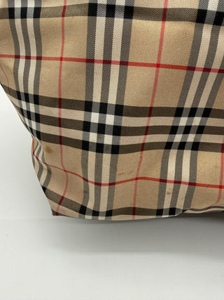 BURBERRY Blue Label Nova Check Nylon Large Tote