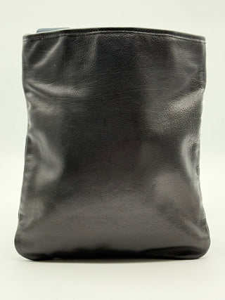 YSL STUDDED LEATHER MESSENGER BAG