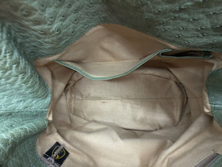 JRA Genuine Ostrich Leather Shoulder Bag