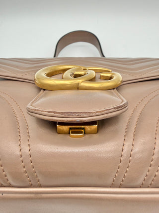 Gucci Marmont Top Handle Dusty Pink 2way