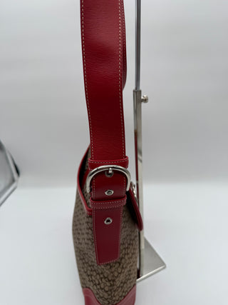 COACH Soho Canvas Signature Red Crossbody Vintage