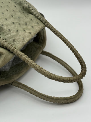 JRA Genuine Ostrich Leather Shoulder Bag