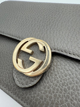 Gucci Interlocking GG Dollar Wallet on Chain Crossbody