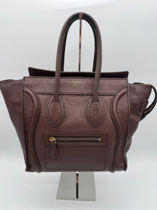 Celine Micro Luggage Brown Medium