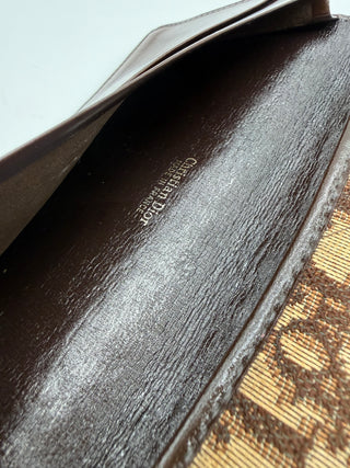 Christian Dior Trotter Monogram Canvas Wallet