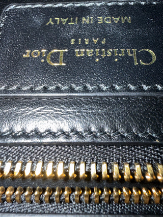Christian Dior 30 Montaigne Leather Black Flap Crossbody Bag