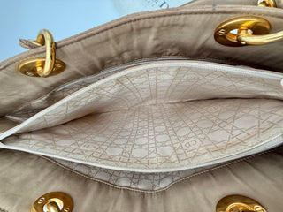 DIOR Lady Dior Cannage Tan Shoulder Bag