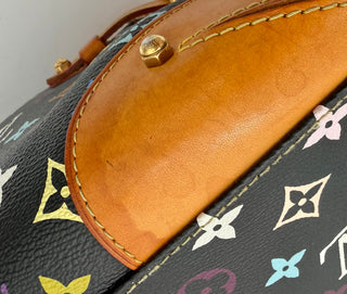 Louis Vuitton x Takashi Murakami Claudia Shoulder Bag – Black Multicolore Monogram