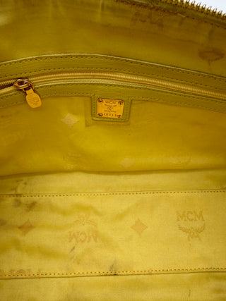MCM Papillon Barrel Shoulder Bag – Yellow Leather