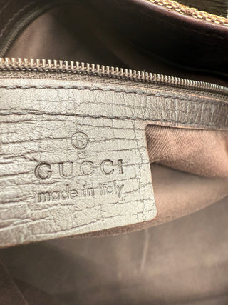 Gucci Buckle Canvas Tote