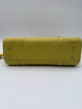 MCM Papillon Barrel Shoulder Bag – Yellow Leather