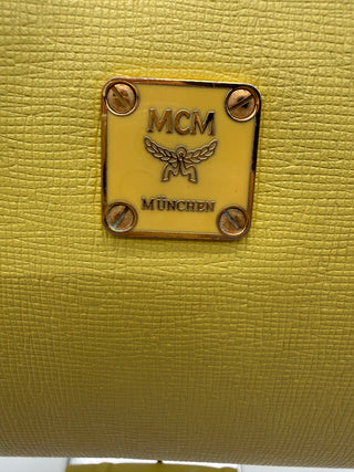MCM Papillon Barrel Shoulder Bag – Yellow Leather