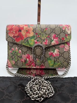 Gucci Dionysus Blooms Wallet on Chain Crossbody