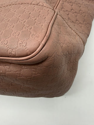 Gucci Microguccissima Bree Blush Pink Large Tote