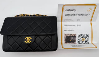 CHANEL VINTAGE DIANA SINGLE FLAP GHW