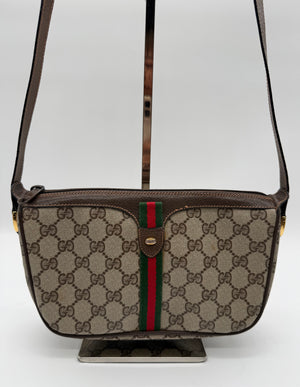 Gucci Vintage GG Supreme Web Sherry Line Shoulder Bag