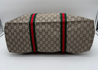 Gucci GG Plus Monogram Large Ziptop Travel Tote
