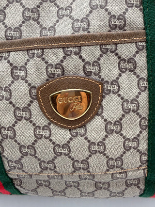 Gucci GG Plus Monogram Large Ziptop Travel Tote