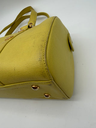 MCM Papillon Barrel Shoulder Bag – Yellow Leather