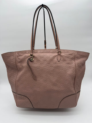 Gucci Microguccissima Bree Blush Pink Large Tote