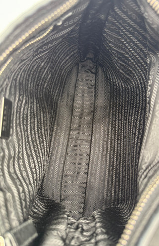 Prada Black Nylon Messenger Bag