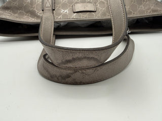 Gucci GG Imprime Tote Bag – Metallic Taupe
