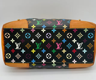 Louis Vuitton x Takashi Murakami Claudia Shoulder Bag – Black Multicolore Monogram