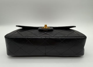 CHANEL VINTAGE DIANA SINGLE FLAP GHW