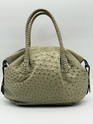 JRA Genuine Ostrich Leather Shoulder Bag