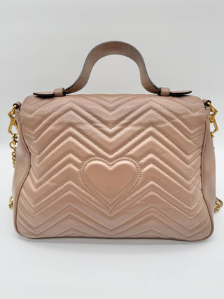Gucci Marmont Top Handle Dusty Pink 2way