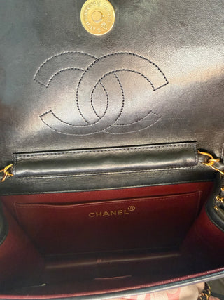 Chanel Vintage Lambskin Classic Flap Shoulder Bag | 24K Gold-Plated Hardware