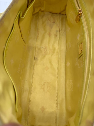 MCM Papillon Barrel Shoulder Bag – Yellow Leather