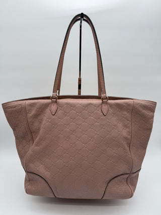 Gucci Microguccissima Bree Blush Pink Large Tote