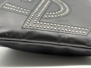 YSL STUDDED LEATHER MESSENGER BAG