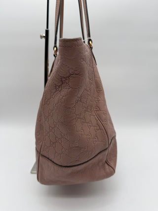 Gucci Microguccissima Bree Blush Pink Large Tote