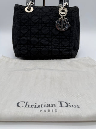 Christian Dior Lady Dior Nylon Small Handbag SHW