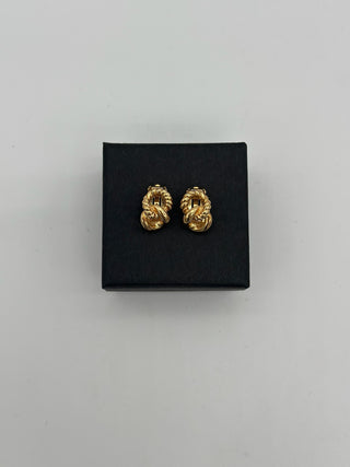 DIOR Rope Knot Vintage Earrings