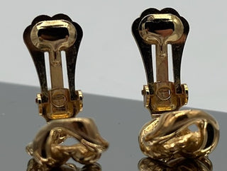 DIOR Rope Knot Vintage Earrings