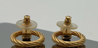 Dior Door Knocker Vintage Earrings