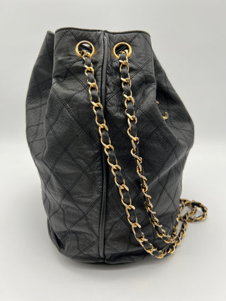 CHANEL Bucket Bag with CC Charm