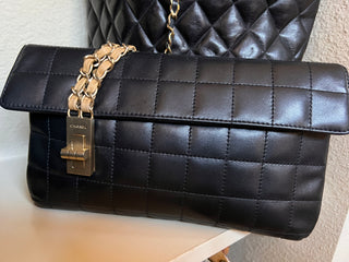 CHANEL Vintage Chocobar Shoulder Bag